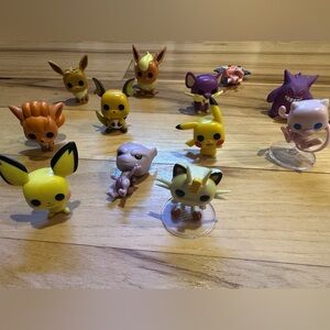 Pokemon Action Figures Set - lot of 12. See photos for details, brands vary.